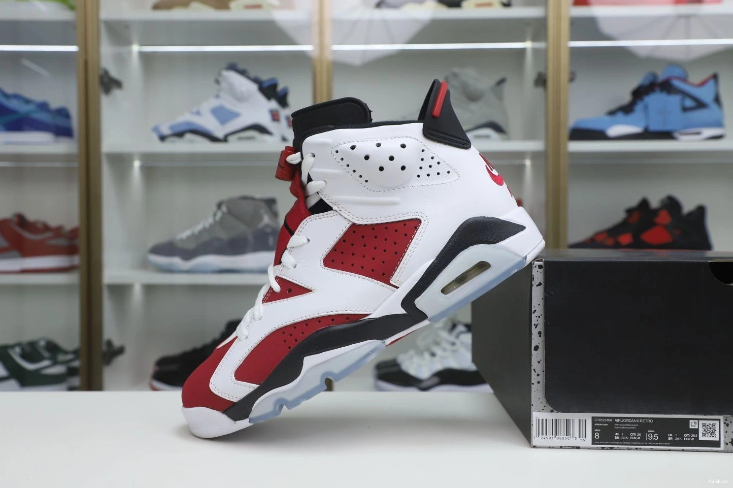JORDAN 2021 RETRO AIR 'CARMINE' OG 6 0105
